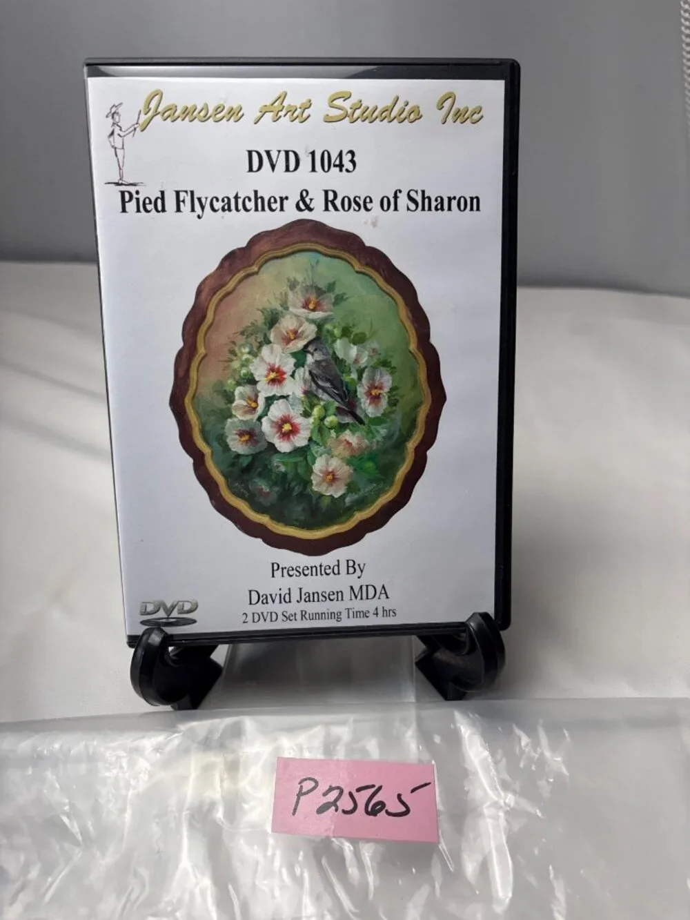 Pied Flycatcher & Roses of Sharon Painting DVD Set David Jansen 2 Discs 4 Hrs Pa